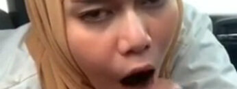 HIJAB Maniak Sotong Crot Di Mulut