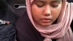 HIJAB Pink Ngokop Sotong Di Mobil